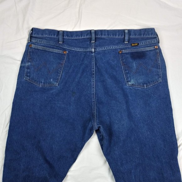 Vintage 80s Mens Wrangler Jeans 44x34 (meas 43x33) - Picture 6 of 8